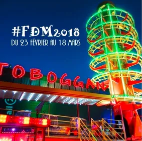 Foires de Mars 2018, les manèges sont tous installés!