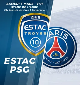 Champagne FM vous offre vos places pour Estac-PSG