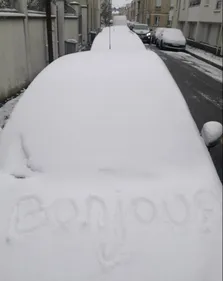 Réveil sous la neige