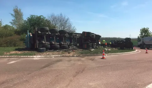 Accident à hauteur de Somme-Vesle