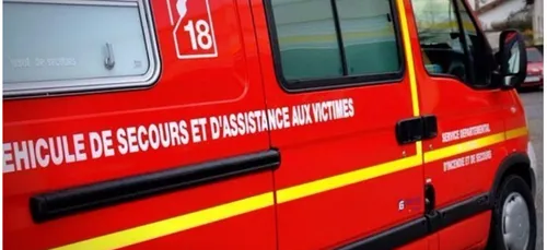 Véhicule en feu entre Reims et Châlons, D944