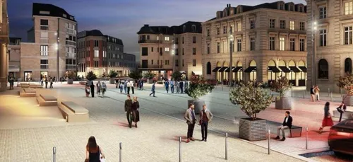 Reims : Travaux bruyants cette nuit, place de l’hôtel de ville