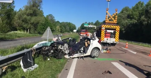 Accident sur la RD619 près de Nogent-sur-Seine