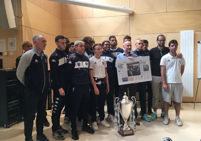 Les Jeunes champions de l’Estac invités par l’Est-Éclair