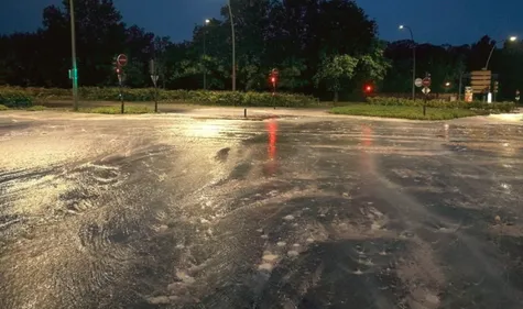 Très importante fuite d'eau à Reims