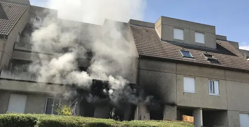 Feu d'appartement à Reims