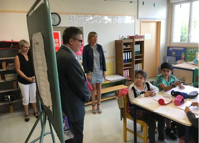 Des élèves et des profs champardennais sur le chemin de la rentrée