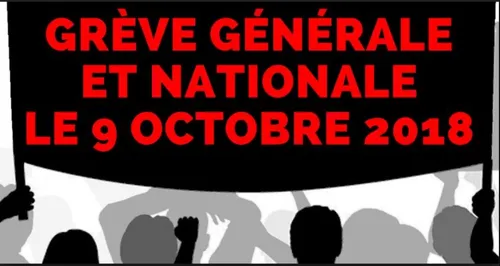 Grève nationale du 9 octobre