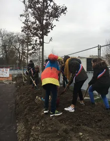 Chantier Hautes Promenades à Reims : doucement mais sûrement