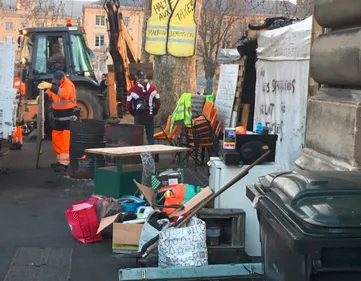 Les Gilets jaunes délogés à Charleville-Mézières