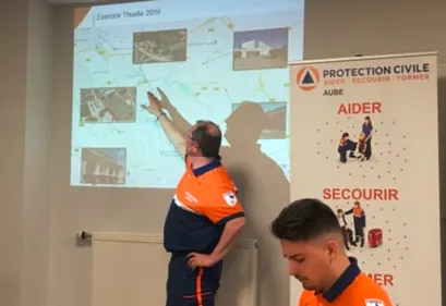 Exercice national de protection civile.