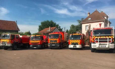 Nouveaux camions pour les pompiers aubois.