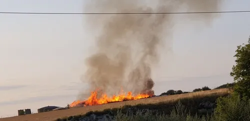 Violent incendie près de Reims