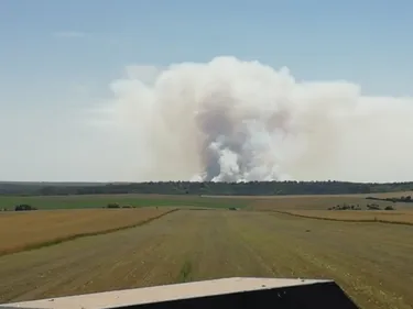 Incendie maîtrisé sur le camp de Suippes