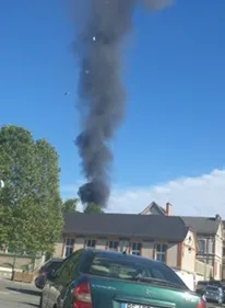 Important incendie à Verzy