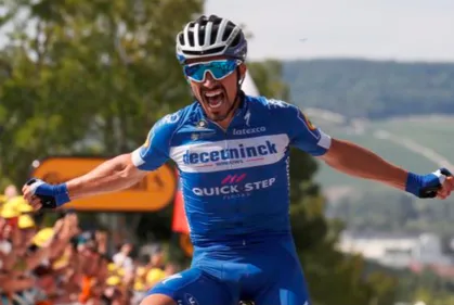 Victoire d'étape et maillot jaune pour Julian Alaphilippe