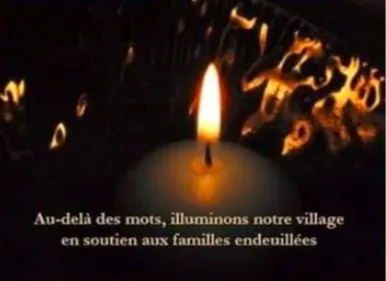 Hommage aux familles endeuillées par le drame d'Avenay-Val-d'Or