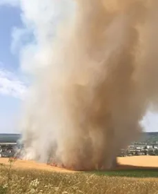 Violent incendie près d'Epernay