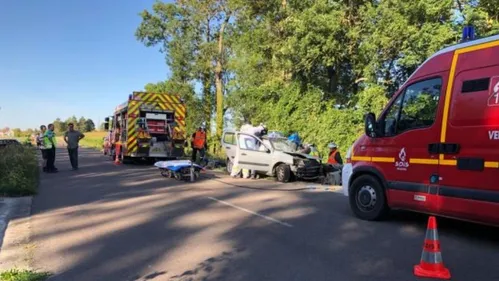 Une automobiliste héliportée après un accident
