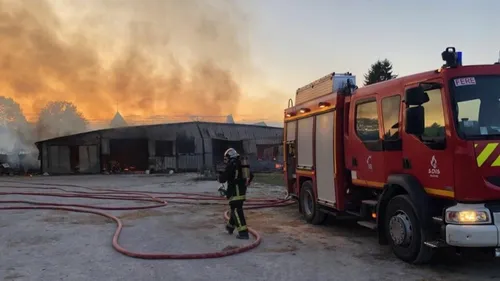Un centre équestre ravagé par les flammes