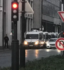 Reconstitution policière dans le centre de Reims