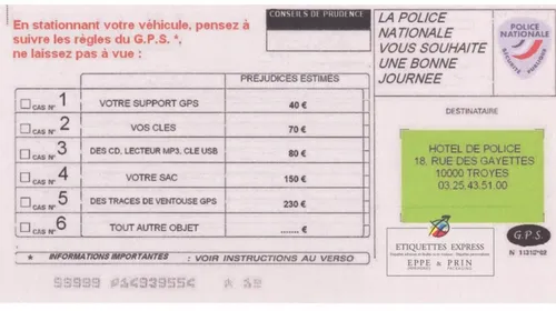 Faux PV, mais vrai message