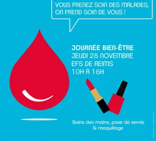 Journée cocooning avec l'EFS de Reims