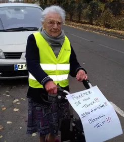 Mamie "Gilet Jaune" a 100 ans