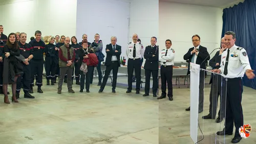 La cérémonie des vœux des pompiers aubois