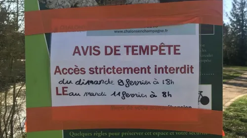 Tempête : Châlons ferme ses parcs