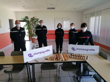 Pause déjeuner avec les pompiers de Rethel