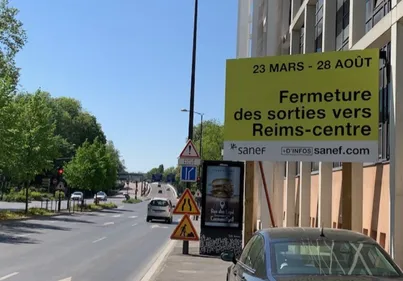 Les travaux vont reprendre sur le pont Reims-Centre