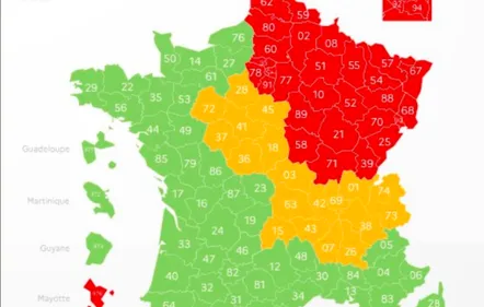 Le rouge toujours de mise