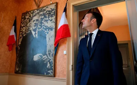 Emmanuel Macron dans l'Aisne pour rendre hommage à Charles de Gaulle
