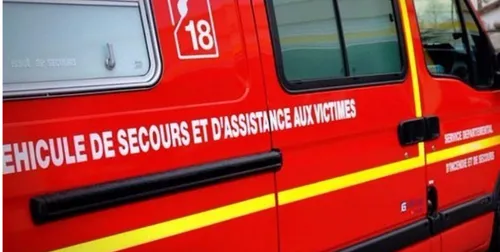 Une automobiliste héliportée