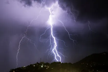 Orages et chutes de grêle