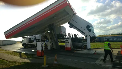 Accident insolite sur l'A4