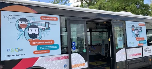 Dépistage mobile pour les troyens