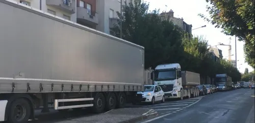 Énorme bouchon à Reims