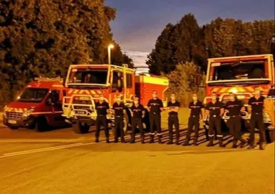 Des pompiers de la Marne en renfort dans le sud