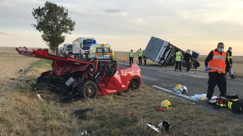 Collision voiture-poids lourd, un homme dans un état critique
