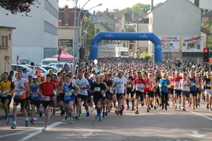 Les coureurs à l'arrêt