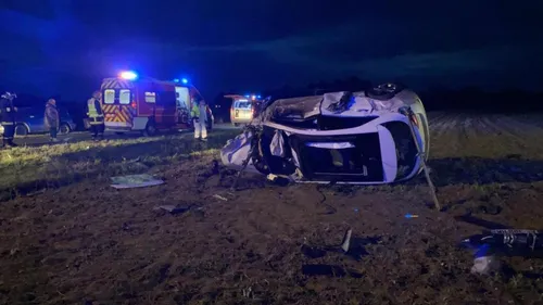 Les pompiers mobilisés sur une violente collision