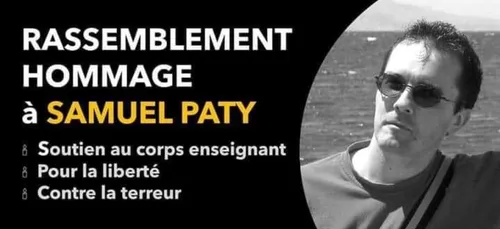 Des rassemblements prévus dans la région en hommage à Samuel Paty