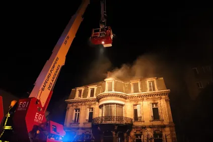 Incendie dans une maison de maître cette nuit
