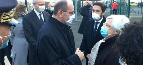 Jean Castex et Bruno Le Maire en visite à Reims