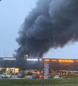 Violent incendie à Cormontreuil