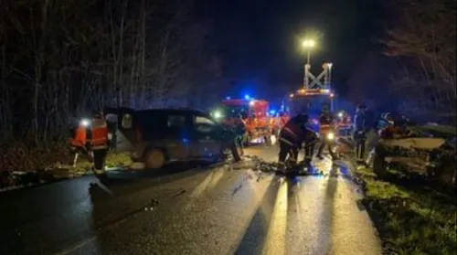 Dramatique collision dans la Marne