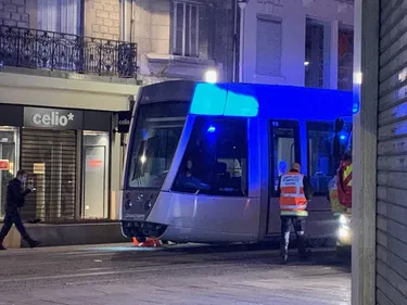 Un cycliste percuté par un tram