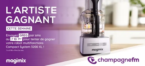 Gagnez votre robot multifonctions Compact System 3200 XL sur...